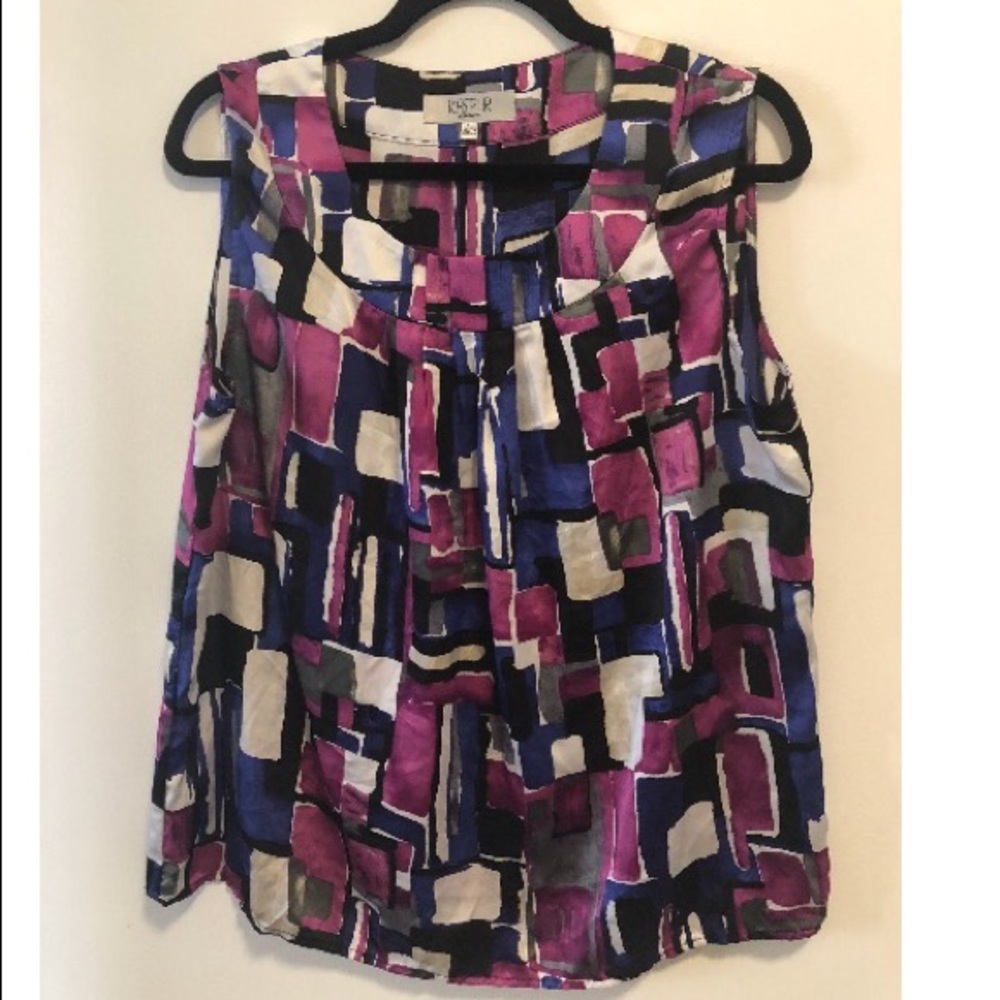 Kasper sleeveless blouse